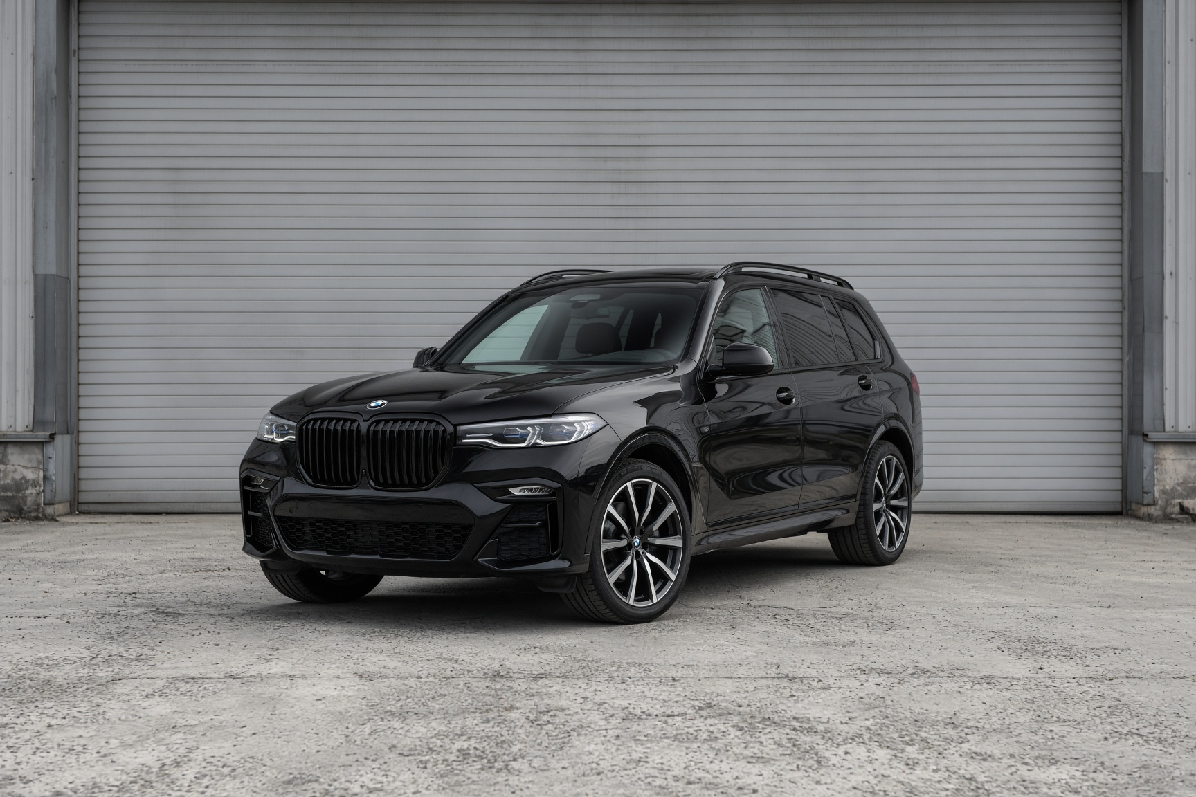 BMW X7 in Schwarz